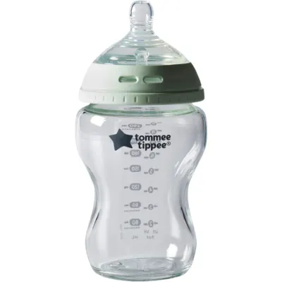 Tommee Tippee Closer To Nature Glass biberon auto-sterilizant Glass 0m+ 1 buc