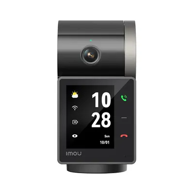 Camera supraveghere wireless IP WiFi Imou Rex VT Pro Active Deterrence IPC-S2VBP-5M0WR, 5 MP 3K, 3.6 mm, IR 20 m, ecran 2.4 inch, acumulator 2000 mAh, intercom, microfon si difuzor, slot card, auto tracking
