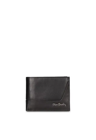 Portofel din piele Zenith Plus - Negru