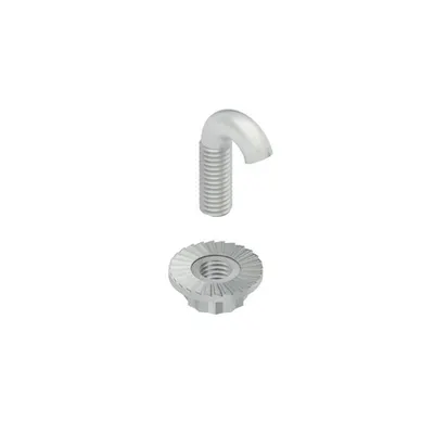 surub cu carlig incl. piulita cu flansa dintata similara DIN EN 1661 GRSM 6 V