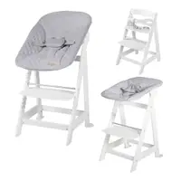 Scaun de masă pentru bebe alb Grow-Along – Roba