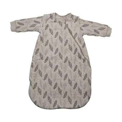 Sac de dormit cu maneci detasabile, Bebe Stars, De iarna, Din bumbac certificat Oeko Tex Standard 100, Cu fermoar, 70 cm, 2.5 Tog, Boho