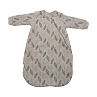 Sac de dormit cu maneci detasabile, Bebe Stars, De iarna, Din bumbac certificat Oeko Tex Standard 100, Cu fermoar, 70 cm, 2.5 Tog, Boho