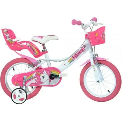 Bicicleta copii 4-6 ani, 16 inch, Unicorn, Dino Bikes DB164RUN