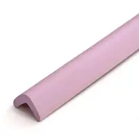 Set 2 benzi protectie muchii si margini Car Boy Safety din spuma mov pastel 24x900x22x6 mm