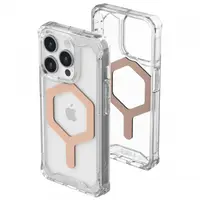 Husa MagSafe pentru Apple iPhone 15 Pro Max, Urban Armor Gear, Plyo, Roz Aurie