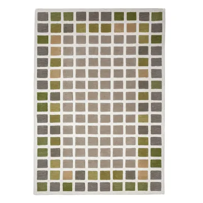 Covor verde țesut manual din lână 160x230 cm Renga Wool – Flair Rugs