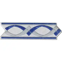 Brau decorativ faianta baie / bucatarie 785 Azul 6 x 20