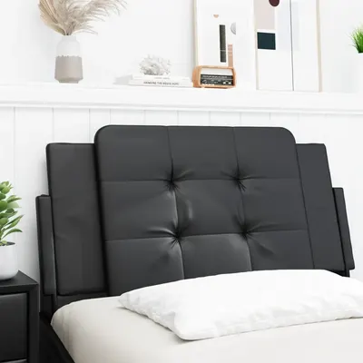 vidaXL Pernă pentru tăblie pat, Zadar, negru, 100 cm, piele artificială