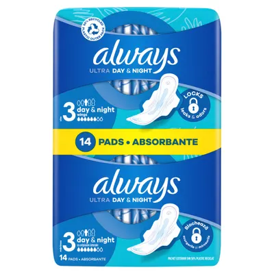 Absorbante Ultra Day & Night, 14 bucati, Always
