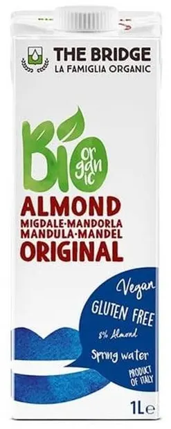 Băutură organică de migdale, 8%, 1 l, The Bridge