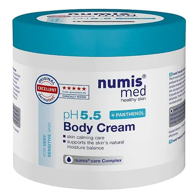 Crema corp cu panthenol pH 5.5, Numismed | 400 ml