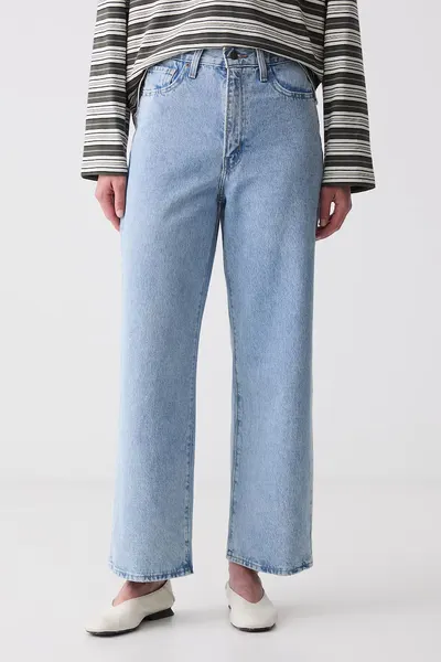 Levi's blugi straight pentru femei HIGH WAISTED STRAIGHT