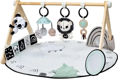 Saltea de activități pentru bebeluși Tiny Love Black&White Decor - Luxe Gymini