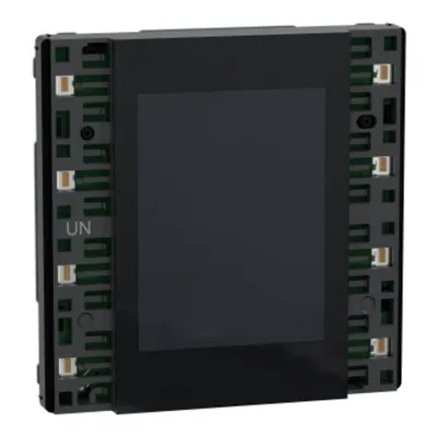 Push buton universal KNX cu etichetare digitala, 8 clapete, System Design, Secure