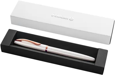 Roller Pelikan Jazz - Noble Elegance, Pearlwhite, în cutie