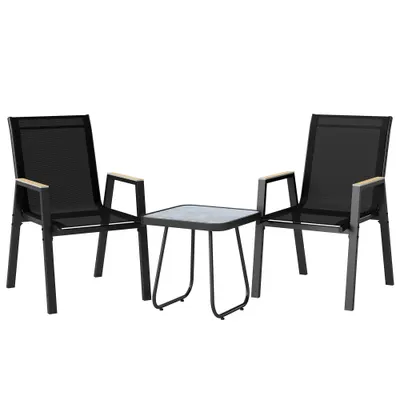 Outsunny set bistro terasă elegant | Aosom Romania