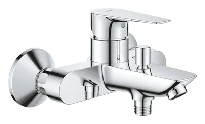 Baterie cada Grohe Start Edge 24198001, 1/2 inch, diverter, anti-reflux, Crom