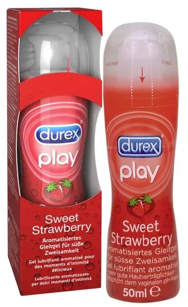 Lubrifiant, Durex, Play, căpșuni, 50 ml
