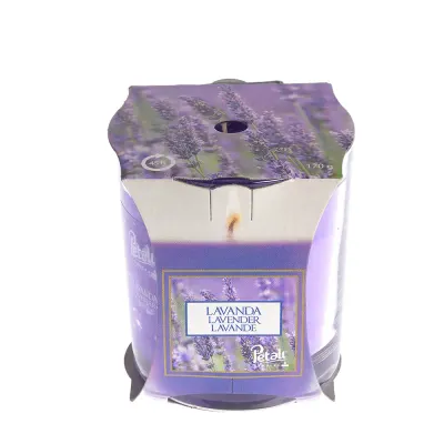 Lumanare in pahar cu Lavanda