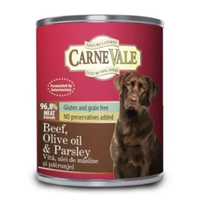 Carnevale Dog Conserva Vita/ Patrunjel/ Ulei Masline 800 g