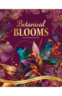 Botanical Blooms Coloring Book -