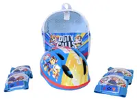 Cască și set de protecții pentru bicicletă E&L Cycles - Paw Patrol, 52-56 cm
