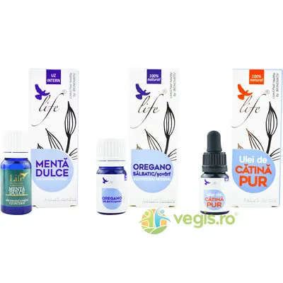 Dermatita Seboreica - Tratament uleiuri esentiale: Menta Dulce + Oregano + Ulei Pur de Catina
