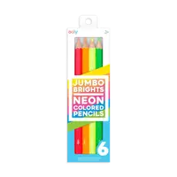 Creioane Colorate Neon Jumbo Brights - set de 6