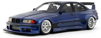 Model colecționabil OTTOMobile Contemporary: Automobile - BMW E36 LTO Sedan Turbo Khyzyl Saleem (Avus Blue) (2023)