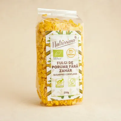 Fulgi de porumb fara zahar 250g ECO