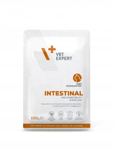 Hrana dietetica pentru pisici Intestinal VetExpert 100 gr
