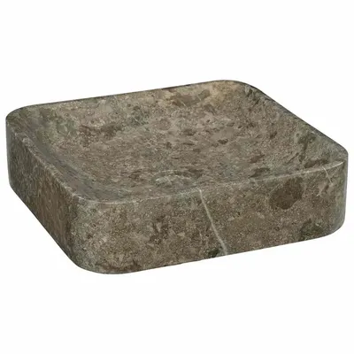 vidaXL Chiuvetă, gri, 40x40x10 cm, marmură