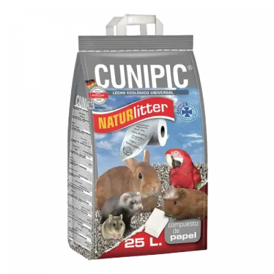 Asternut igienic din hartie Cunipic Naturlitter Paper 25L