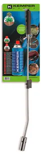 Arzător pe gaz pentru buruieni Kemper – 1047GBPB, cu aprindere piezoelectrică și cartuș, 80 cm