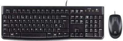 Set mouse si tastatura Logitech - MK120, negru