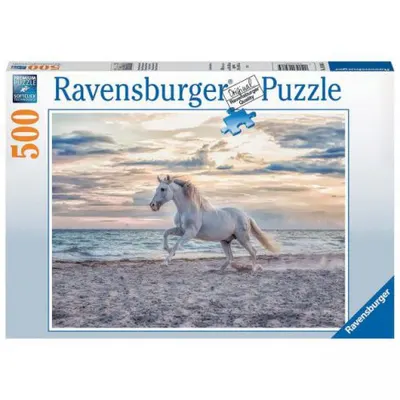 Puzzle Cal pe Plaja, 500 Piese