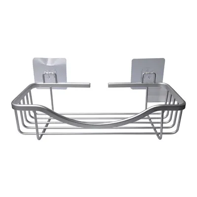 Raft pentru baie argintiu lucios autoadeziv din aluminiu Filaire Aluminium – douceur d'intérieur