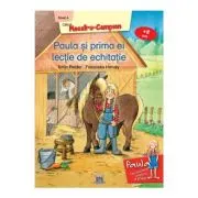 Paula si prima ei lectie de echitatie 8 ani+