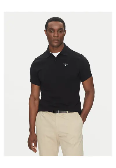 Tricou barbati - bumbac - negru - 98% bumbac - 2% elastan