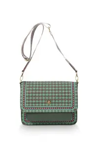 Geantă verde crossbody, 25x7x20 cm, colecția Clover, Pip Studio
