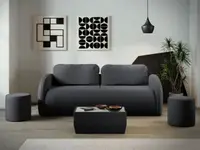 Canapea Ovelis 3 locuri extensibila gri