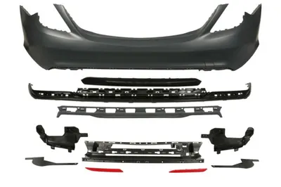 Bara Spate, AMG STYLING, cu intarire; cu paranteze de montaj; cu valabilitate, grund potrivit MERCEDES S W222, V222, X222 05.13-04.17