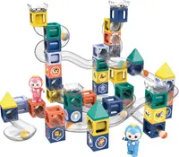 Constructor magnetic pentru copii Sonne - Freya, 102 piese