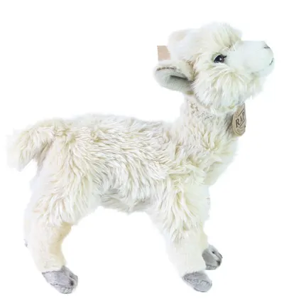 Jucărie de plus Rappa Eco Friends - Lama Alpaca în picioare, 23 cm