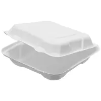 Caserole Biodegradabile, Compostabile Scoica, Albe 20x20 cm, 50 buc