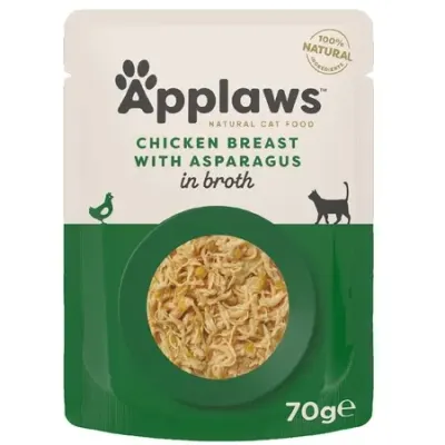 Hrana umeda pentru pisici Applaws cu pui sparanghel 70 gr