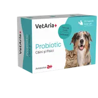 Probiotice pentru caini si pisici VetAria Probiotic, 30 capsule