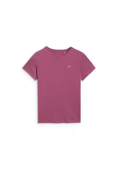 Tricou copii oversize - bumbac - pentru fete - mov