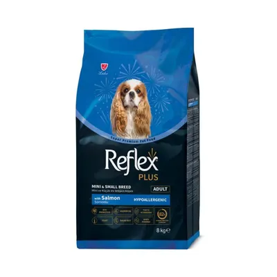 Reflex Plus, hrana uscata pentru caini adulti de talie mica, cu somon, 8 kg
